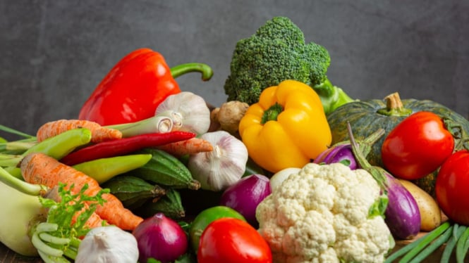 Sayur-sayuran tetap segar karena teknik penyimpanan yang benar