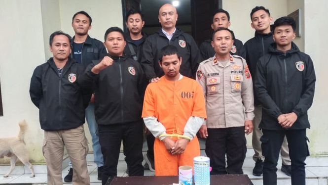 Kapolsek Kintamani didampingi Tim Unit Reskrim Polsek Kintamani