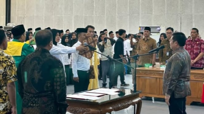 Sejumlah CPNS dan PPPK formasi 2024 disumpah