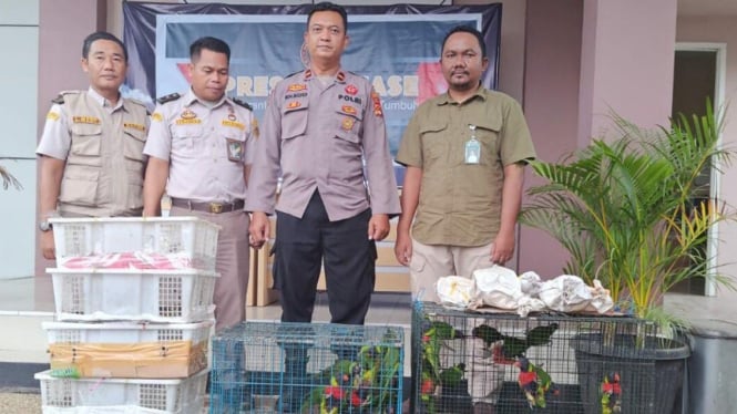 Operasi penggagalan penyelundupan burung ilegal