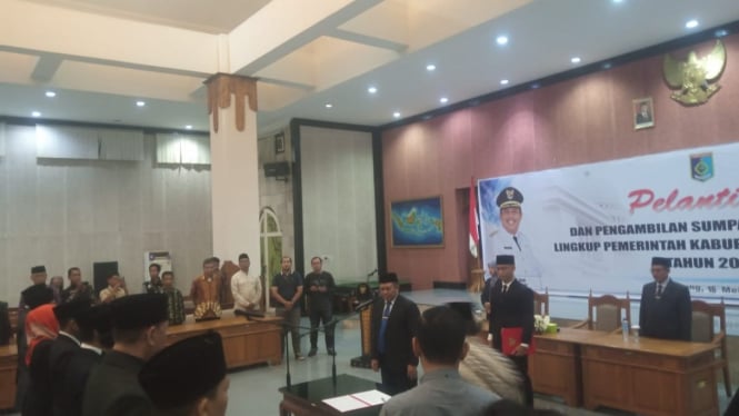 Sejumlah pejabat eselon II dilantik