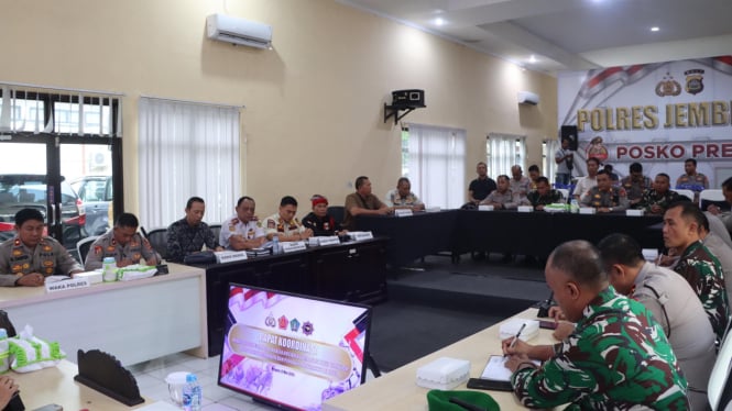 Rakor penanganan Peremanisme di Polres Jembrana