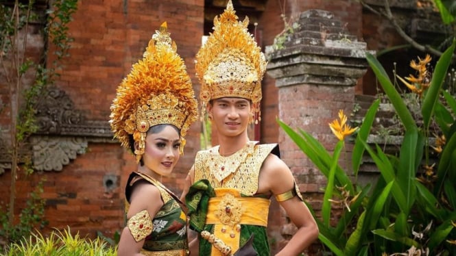 Detail dalam Payas Agung memancarkan keagungan budaya Bali