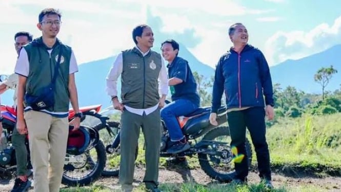 Gubernur NTB Lalu Muhamad Iqbal dan Menhut Raja Juli Antoni