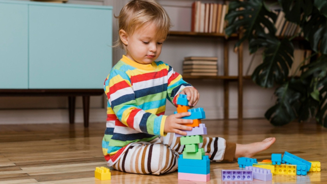 Balok Lego latih koordinasi tangan dan imajinasi anak sejak dini