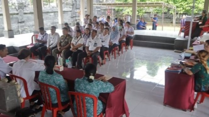 Penilaian Lomba Posyandu di Banjar Dangin Pangkung, Desa Pekutatan