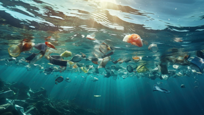Sampah plastik berbahaya bagi kehidupan laut dan kesehatan manusia.