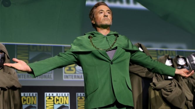 Robert Downey Jr  toko antagonis di film Avengers: Doomsday.
