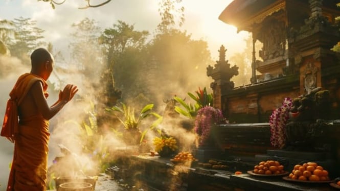 Ritual Pagi Berkah Bali Yang Menyejukkan Hati