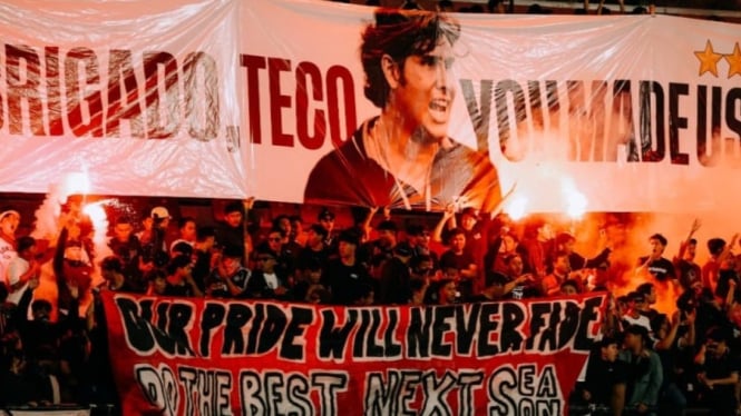 Serdadu Tridatu jadi suporter yang selalu membela Bali United