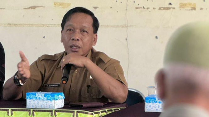 Camat Narmada, H. Sumasno, menyampaikan hasil koordinasi