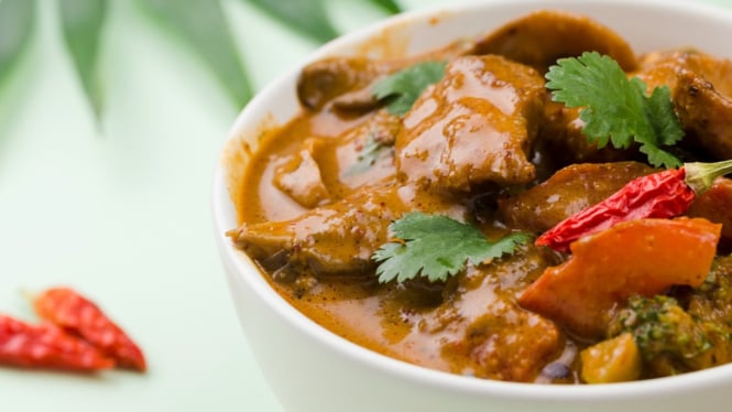 Ilustrasi Makanan Olahan Daging Kambing