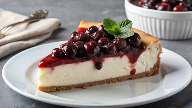 Cheese cake dapat kamu nikmati dengan banyak varian rasa