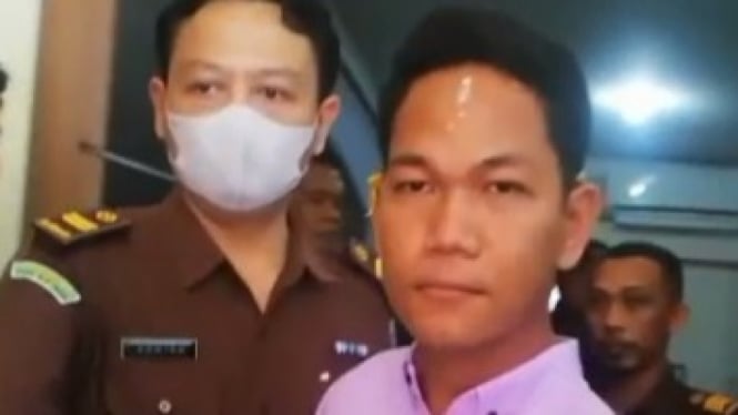 Terdakwa penyandang tunadaksa, I Wayan Agus Suartama