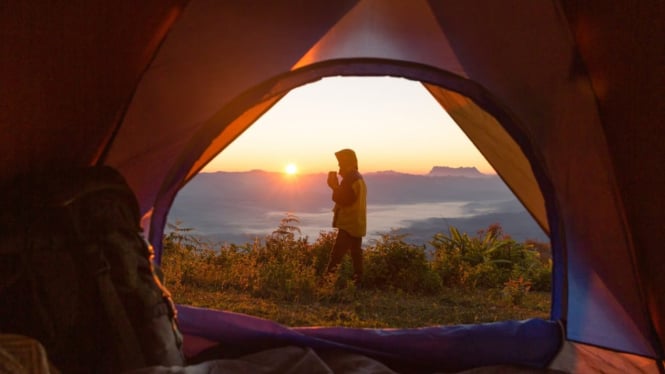 Glamping Seru di Bukit Asah Bali