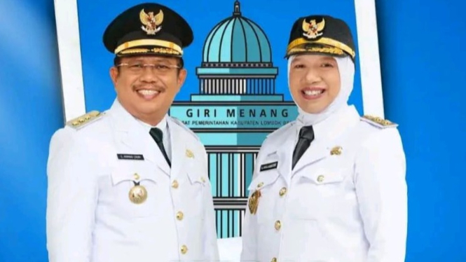 Bupati LAZ dan Wabup Lombok Barat Una