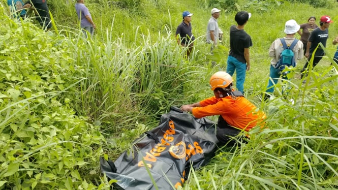 Lokasi korban ditemukan oleh Tim SAR Gabungan