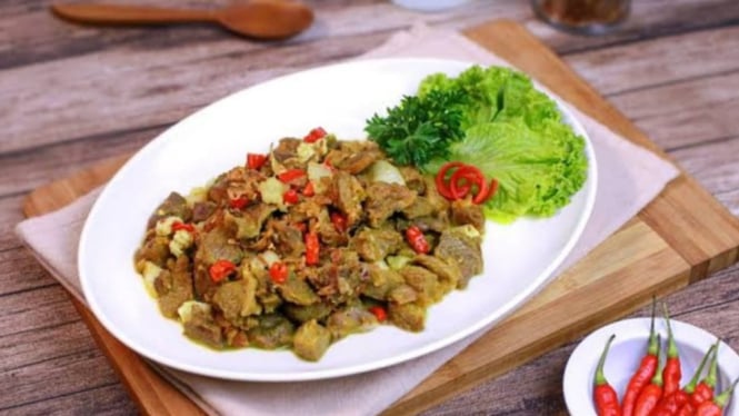 Olahan Gongso Kambing ala Chef Rudy Choirudin