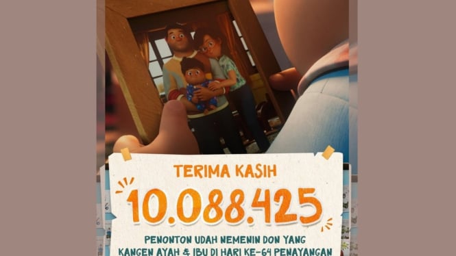 Animasi Jumbo jadi film terlaris sepanjang sejarah Indonesia