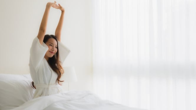 Bangun pagi memberi energi positif untuk memulai hari dengan semangat