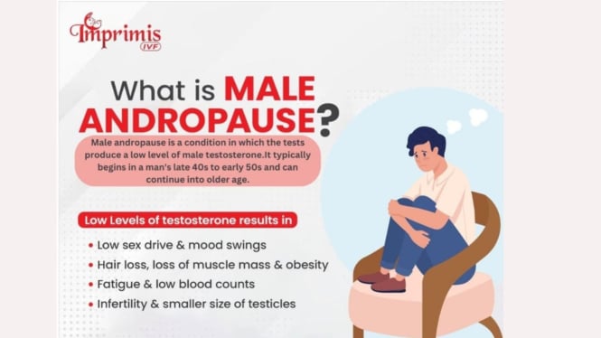 Gejala menopause pada pria atau andropause