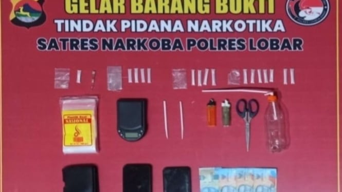 Sabu hasil tangkapan Satresnarkoba Polres Lombok Barat