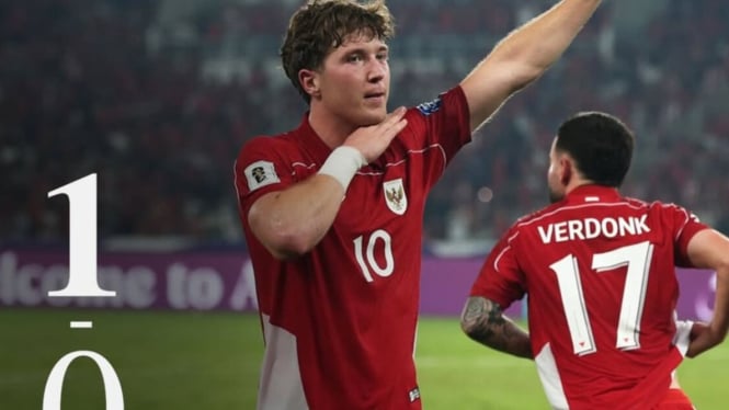 Ole Romeny, Man Of The Match di Laga Indonesia vs China