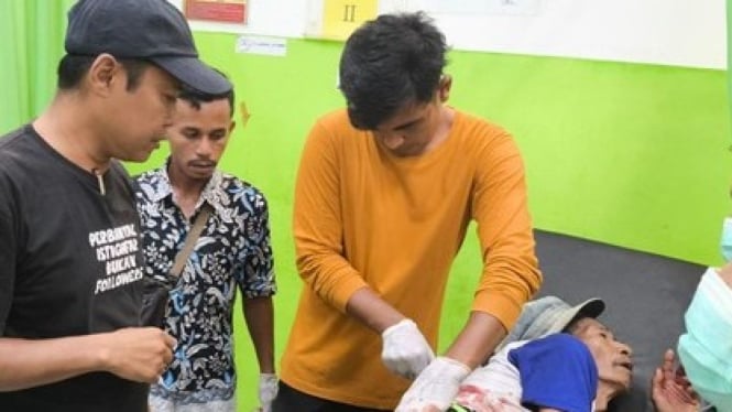 1 dari 2 korban pembacokan dirawat di Puskesmas Sanggar