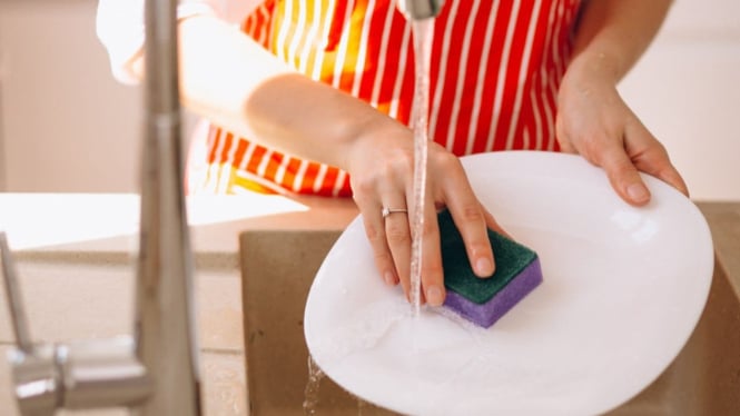Mencuci Piring dengan Cepat dan Efisien
