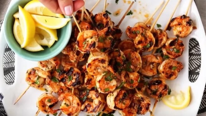 Resep Udang Panggang Pedas Yang Menggetarkan Jiwa