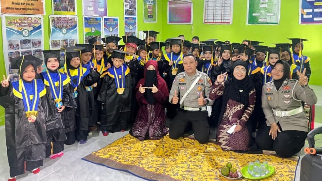 Giat Polsanak di Paud Akmalul Insan,Desa Jagaraga Indah