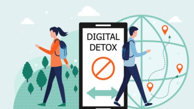 Detoks dari hape perlu dilakukan agar hidup lebih bermakna