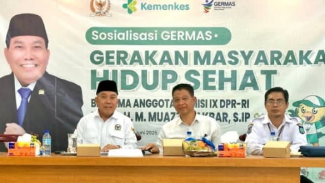 Sosialisasi GERMAS dan Program Kesehatan Gratis