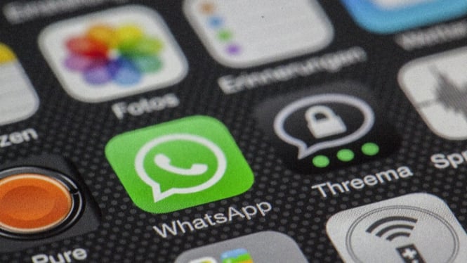 Ilustrasi Logo WhatsApp.