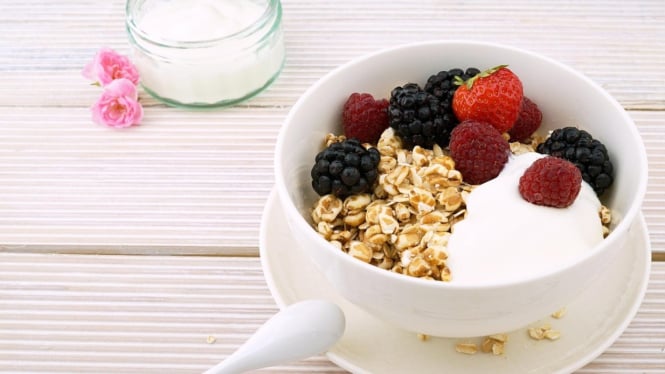 Yogurt dan oat, Camilan sehat sebelum tidur