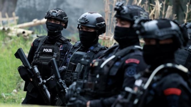 Anggota Densus 88 Mabes Polri.