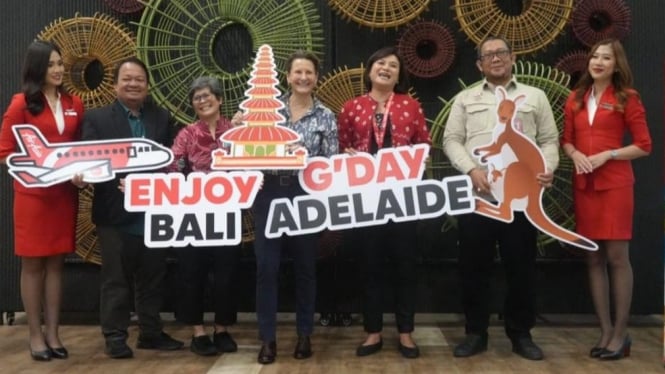 Penerbangan perdana AirAsia rute Adelaide, Australia