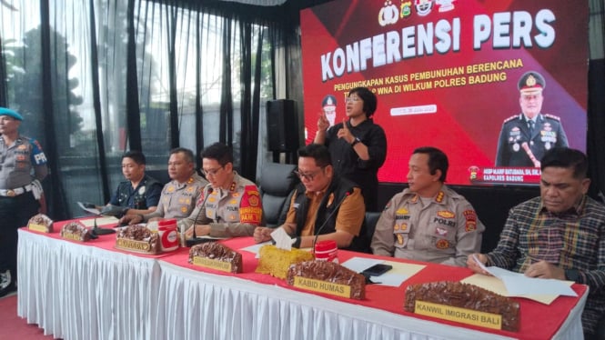 Kapolda Bali Irjen Daniel Adityajaya menggelar rilis perkem