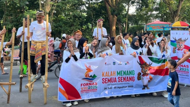 Masyarakat Kota Mataram Antusias hadiri Sosialisasi FORNAS VIII