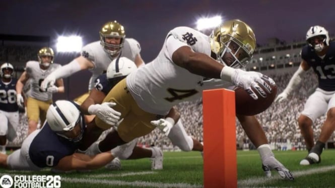 EA Sports College Football 26 salah satu game siap rilis.