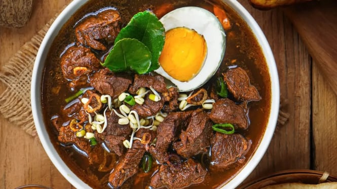 Ilustrasi Rawon Daging