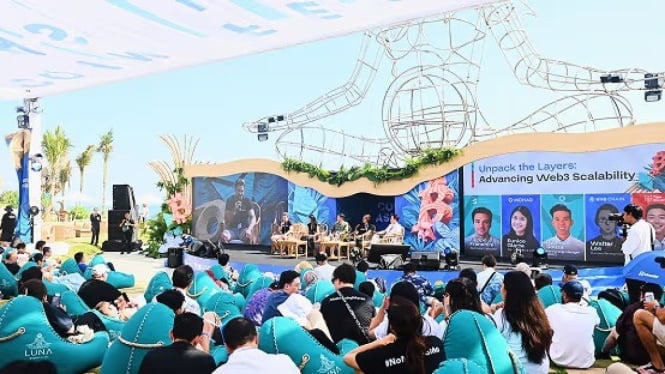 Coinfest Asia 2024 di Nuanu, Bali, ramai peserta internasional.