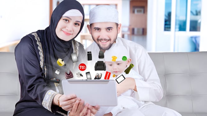 Contoh iklan online shop bertema keluarga
