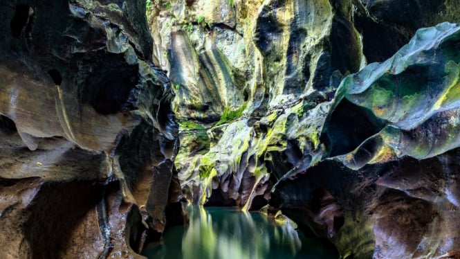 Keindahan Sukawati Secret Canyon yang sayang untuk dilewatkan
