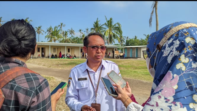 Kepala Dinas Sosial Kota Mataram Tinjau Huntara Pondok Perasi