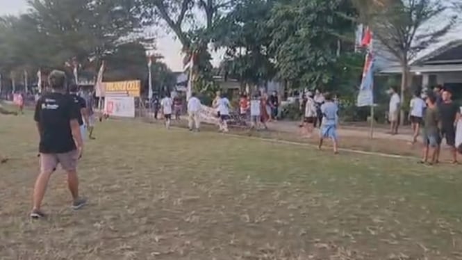 Bukti video Sanawi lakukan perusakan banner milik panitia Hajati