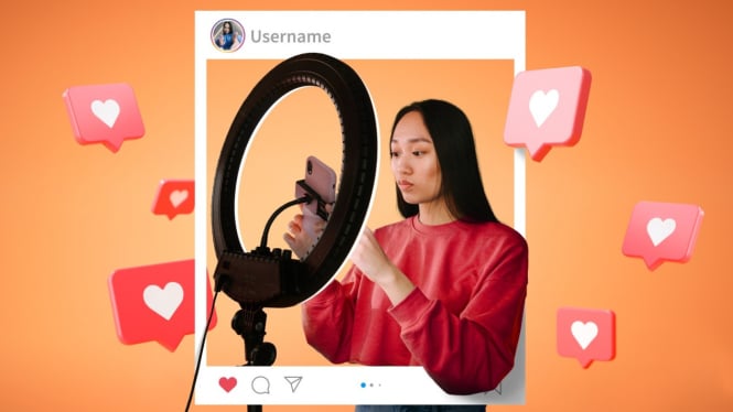 Influencer yang sedang live