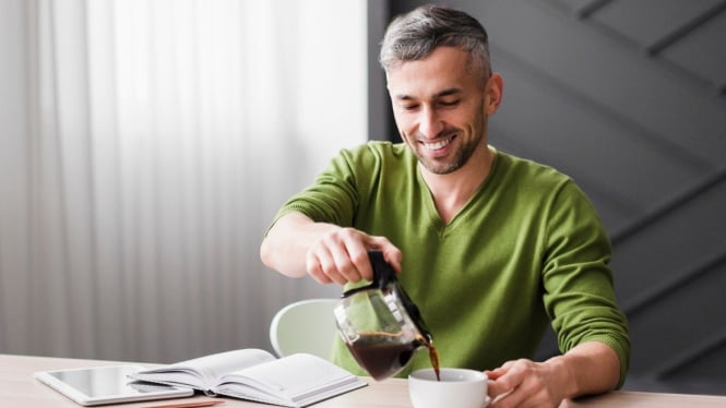 Awali pagi dengan kopi akhiri dengan manfaat sehat