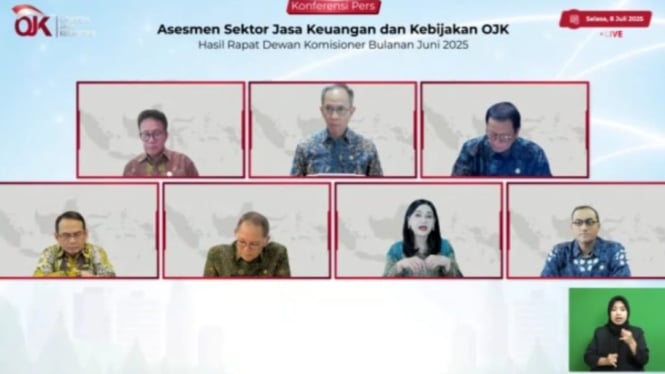 Tangkapan layar zoom meeting