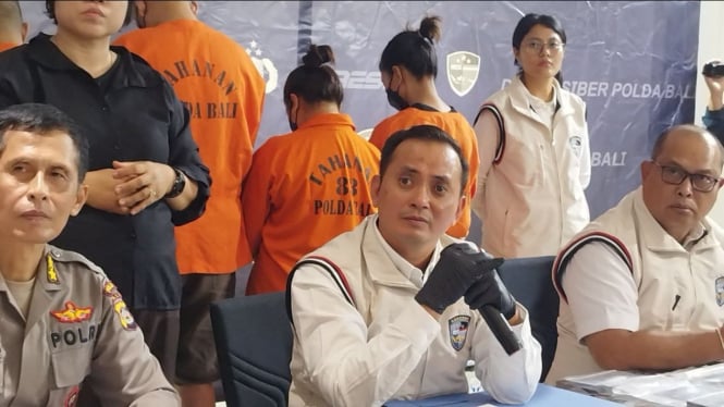 Direktur Reserse Siber Polda Bali AKBP Ranefli Dian Candra